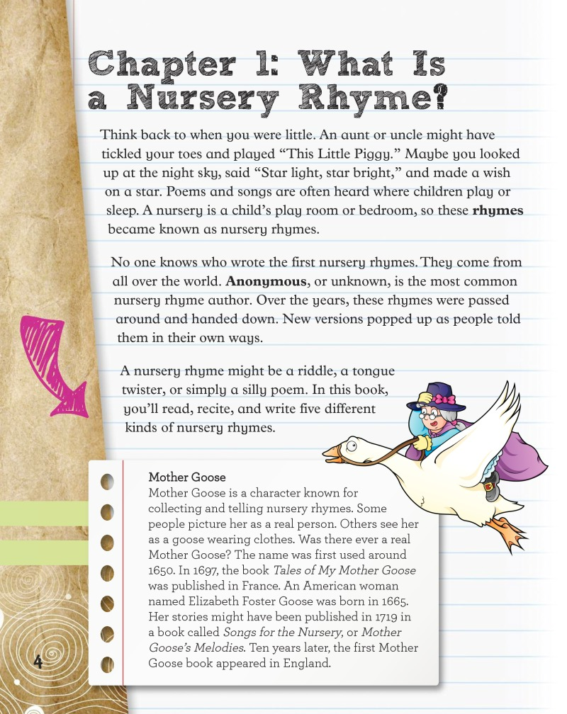 Read, Recite, and Write Nursery Rhymes — page 1