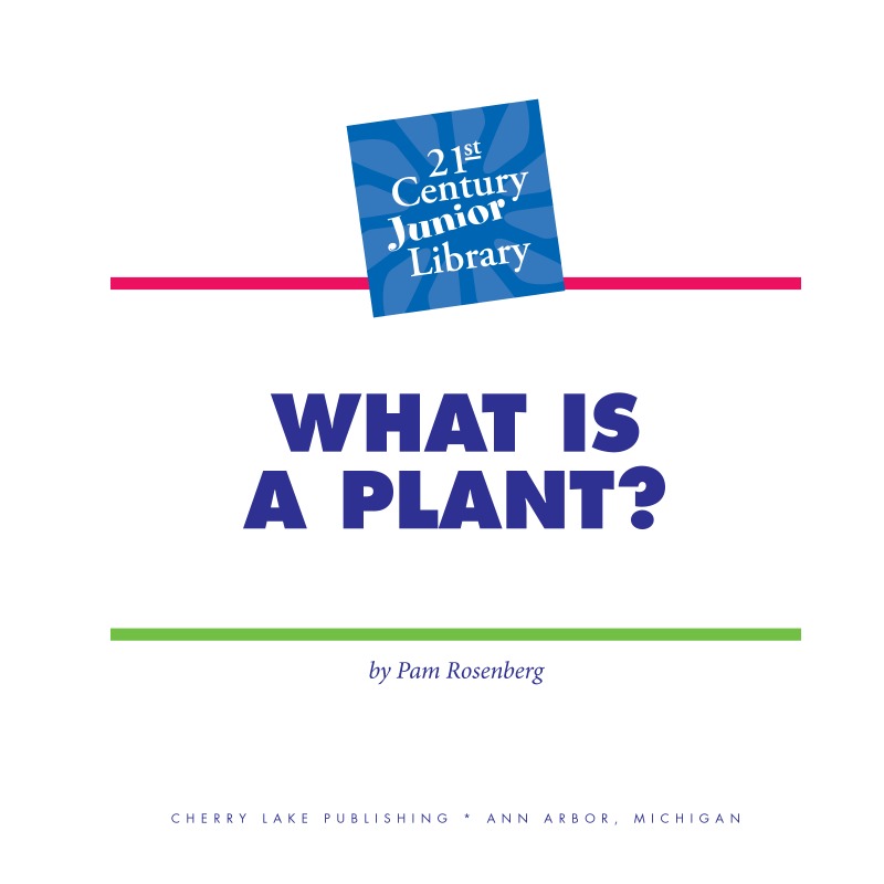 What Is A Plant book cover