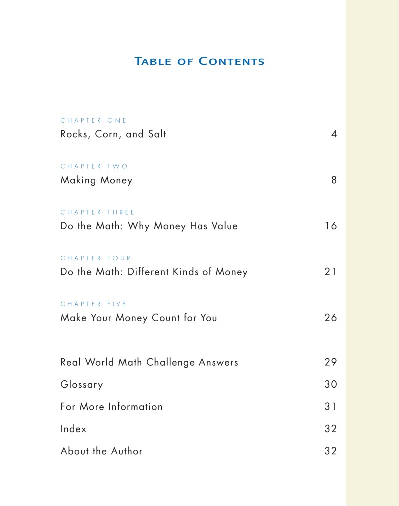 Real World Math: What Is Money? book cover