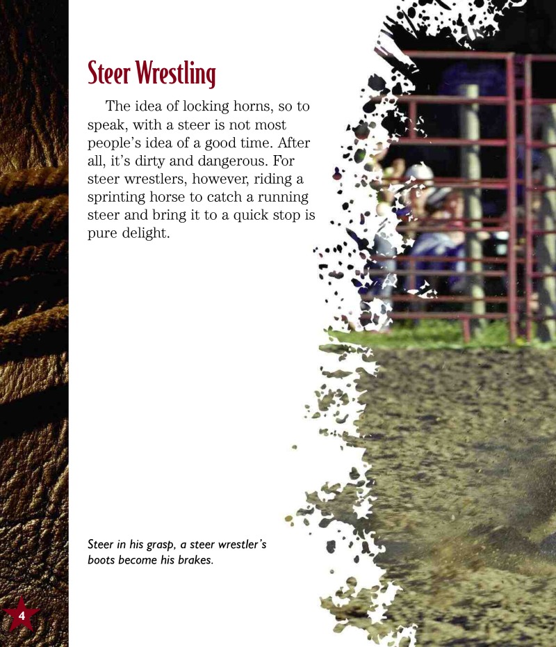 All About The Rodeo: Rodeo Steer Wrestlers — page 1