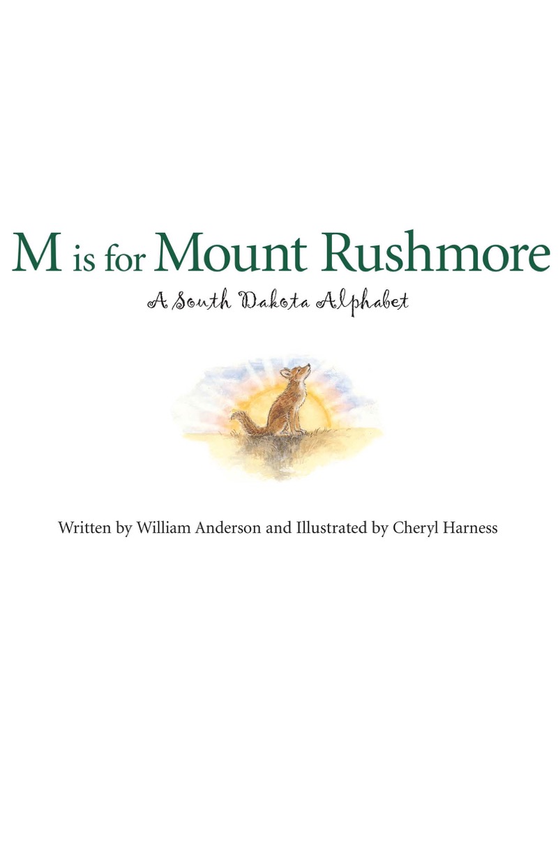 M is for Mount Rushmore: A South Dakota Alphabet book cover