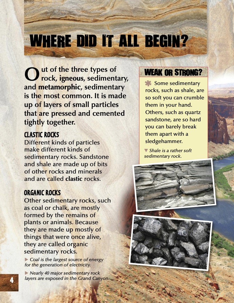 What Are Sedimentary Rocks? — page 1