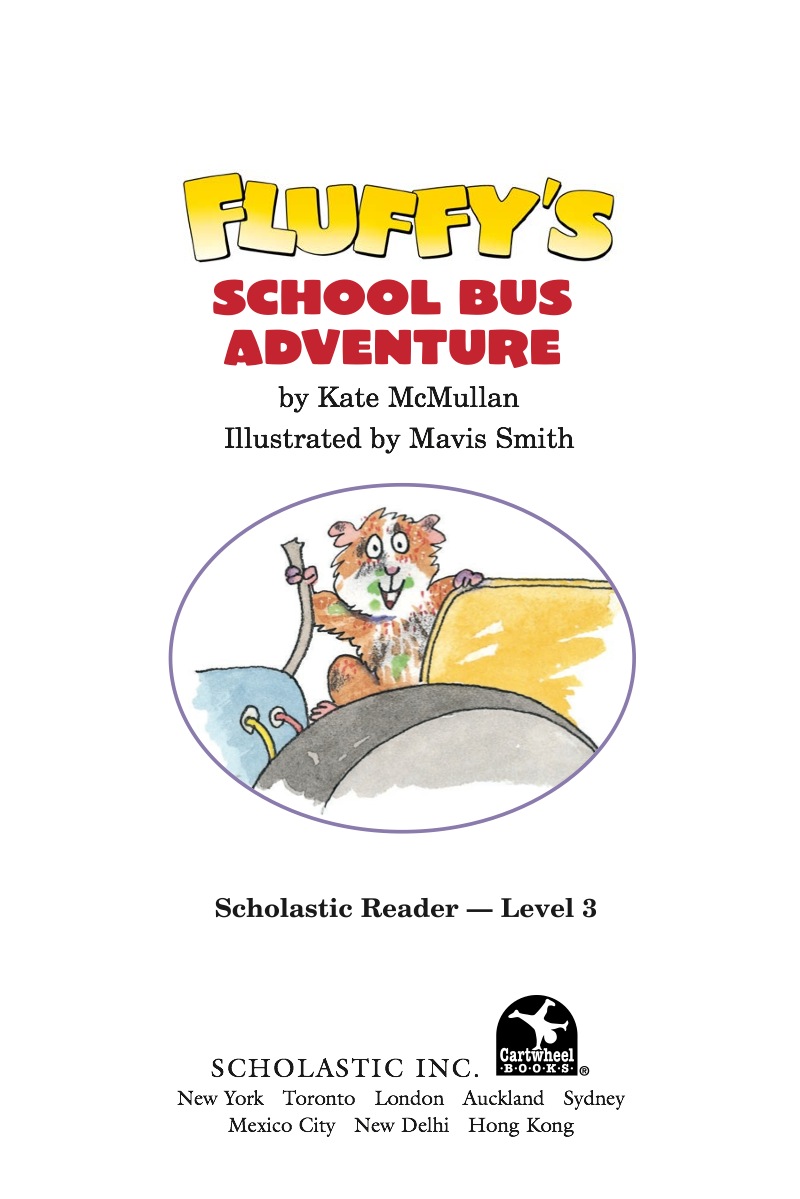 Fluffy's School Bus Adventure book cover