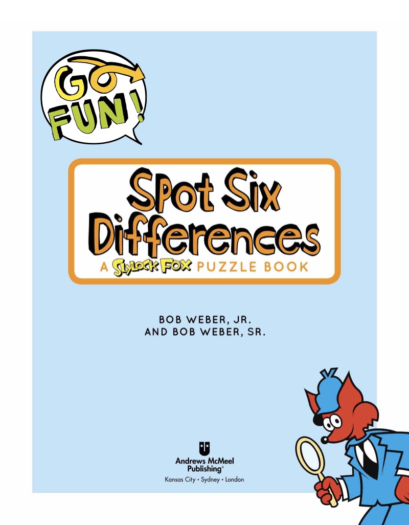 Go Fun! Spot Six Differences book cover