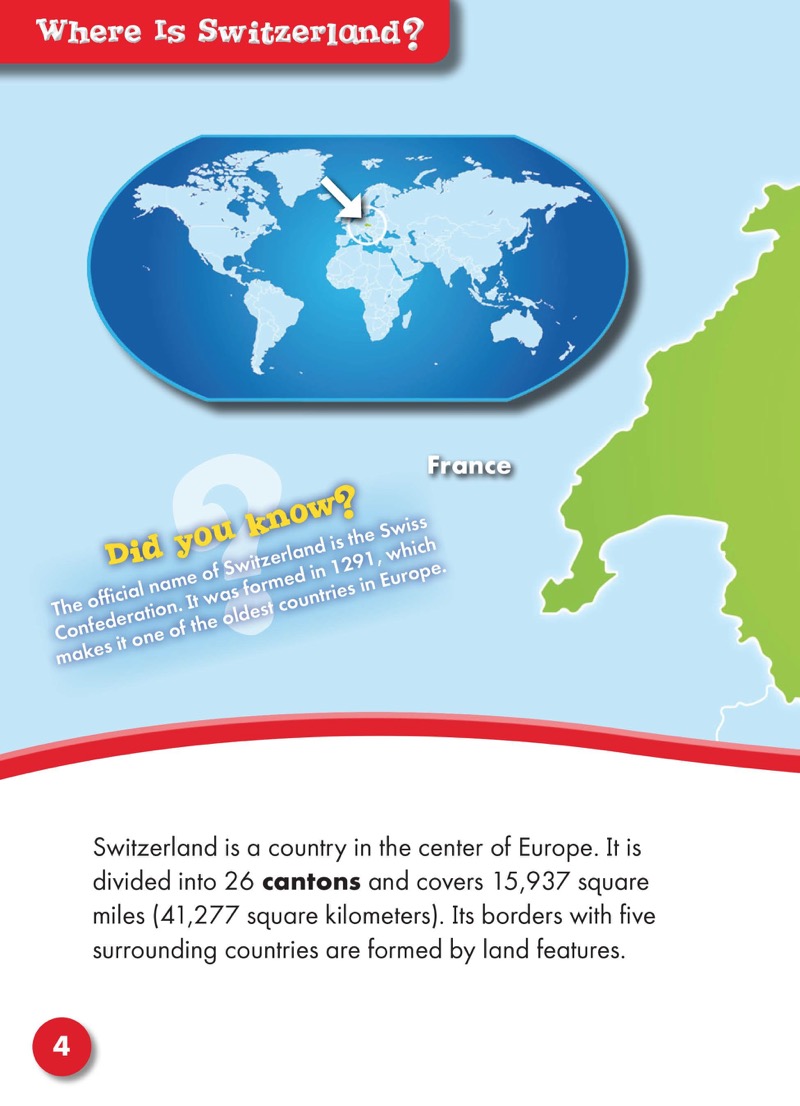 Exploring Countries: Switzerland — page 1