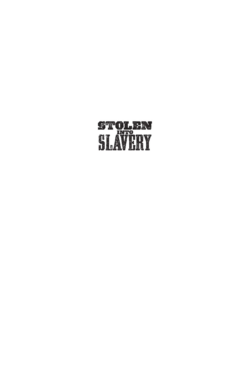 Stolen into Slavery book cover