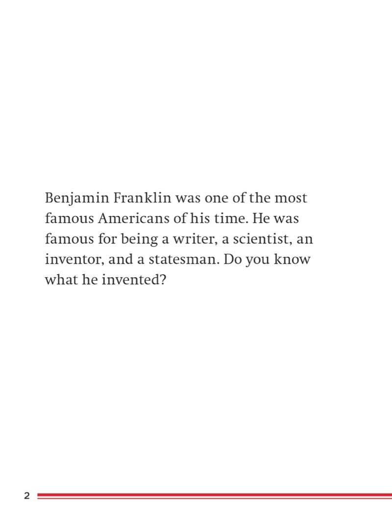 Great Americans: Benjamin Franklin — page 1