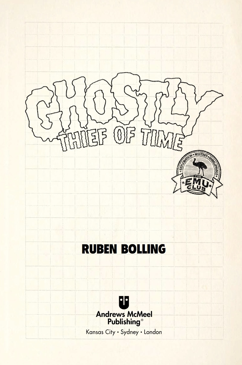 Ghostly Thief of Time book cover