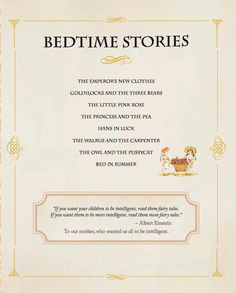 Bedtime Stories book cover
