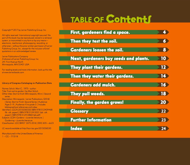 From Soil to Garden — page 1
