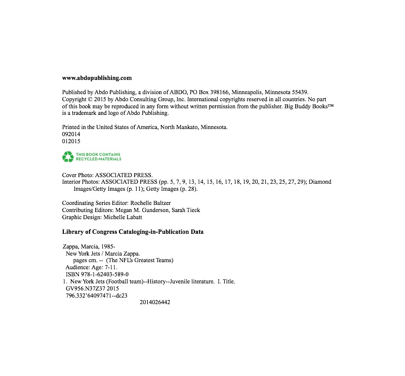 New York Jets — page 1