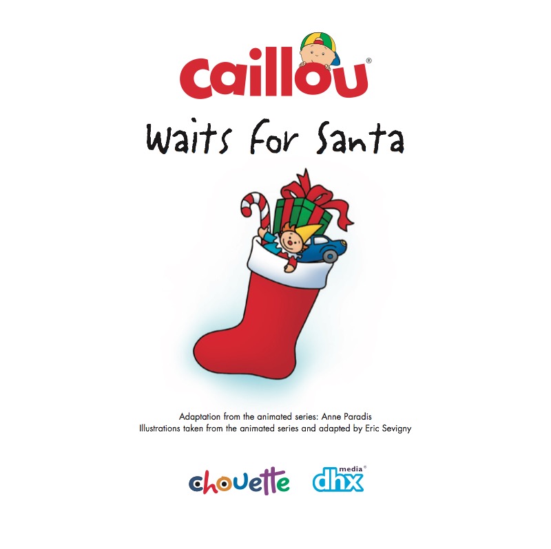 Caillou Waits for Santa book cover