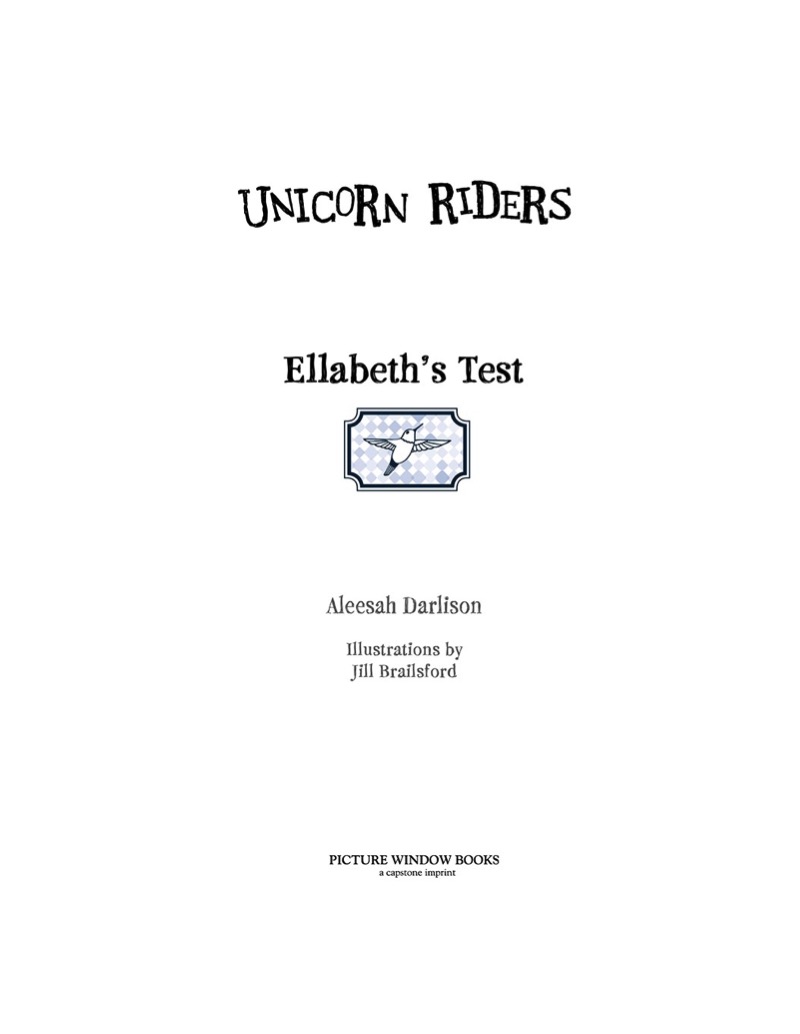 Ellabeth's Test — page 1