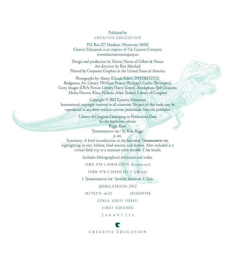 Tyrannosaurus rex — page 1