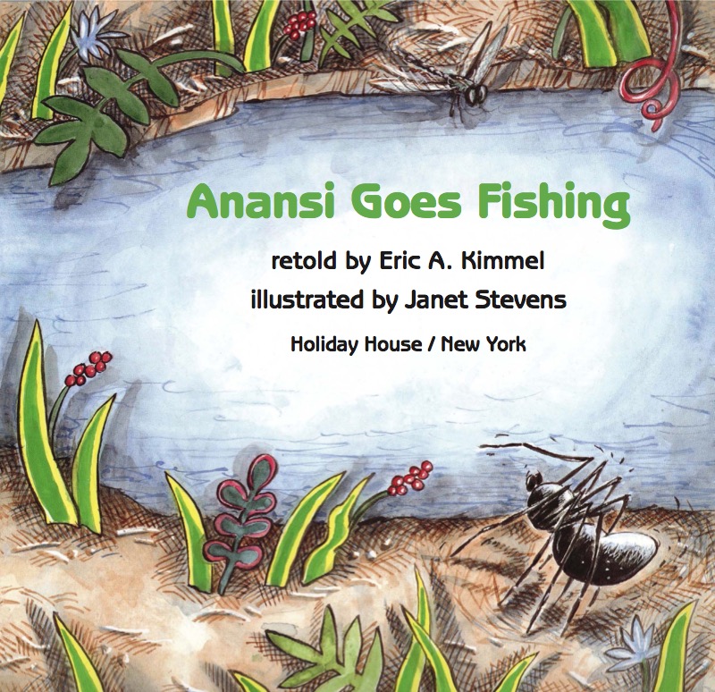 Anansi Goes Fishing book cover