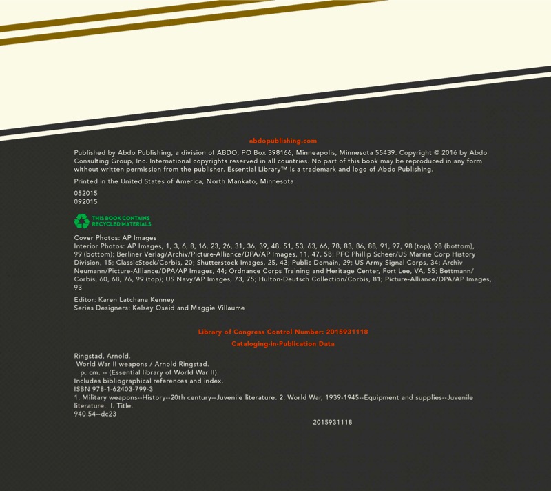 World War II Weapons — page 1