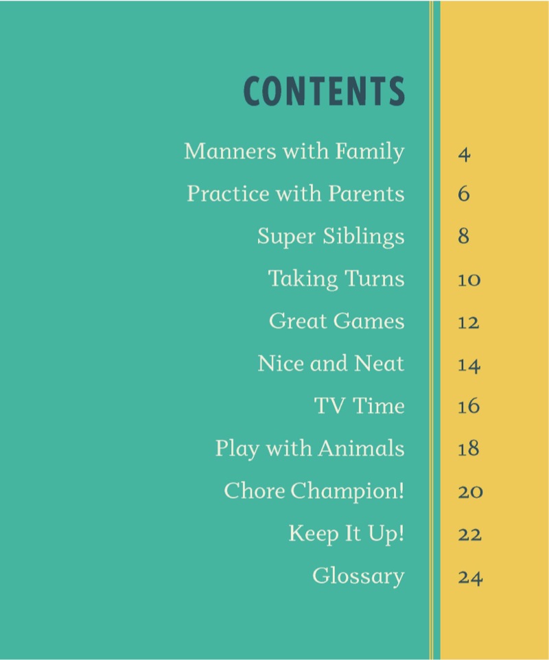 Manners with Family book cover
