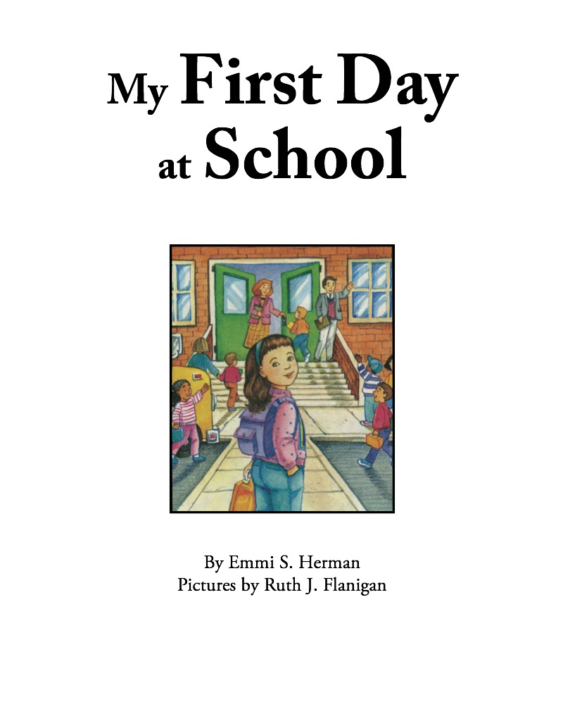 My First Day of School book cover