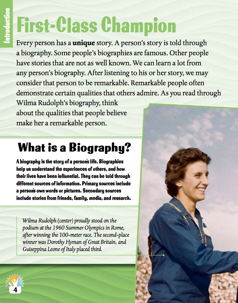Wilma Rudolph: Track and Field Champion — page 1