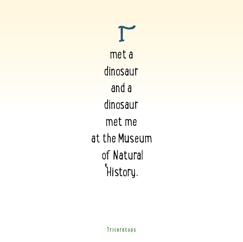 I Met A Dinosaur — page 1