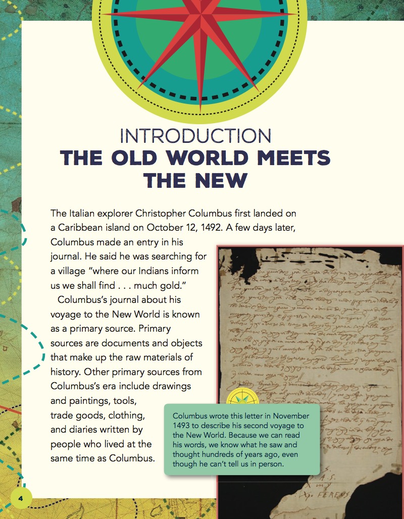 A Journey with Christopher Columbus — page 1