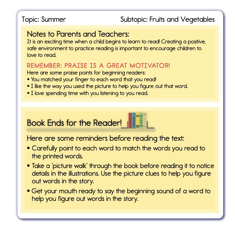 Summer Fruits — page 1