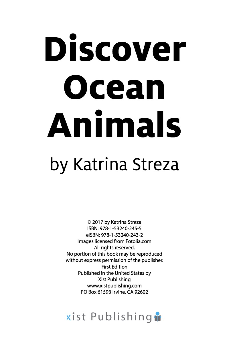 Discover Ocean Animals book cover