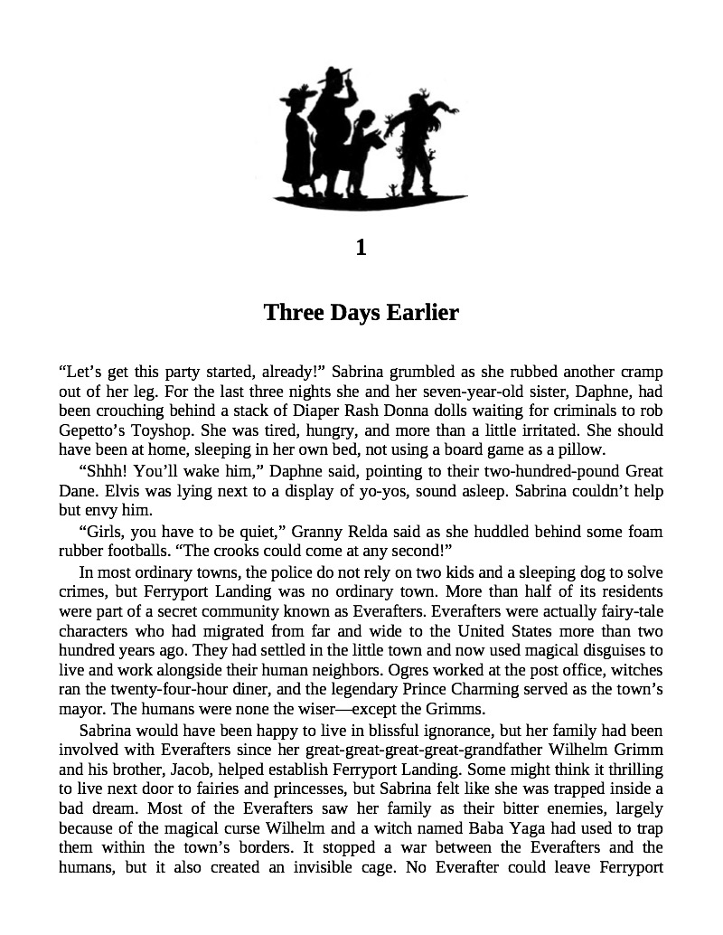 The Sisters Grimm: The Unusual Suspects — page 1