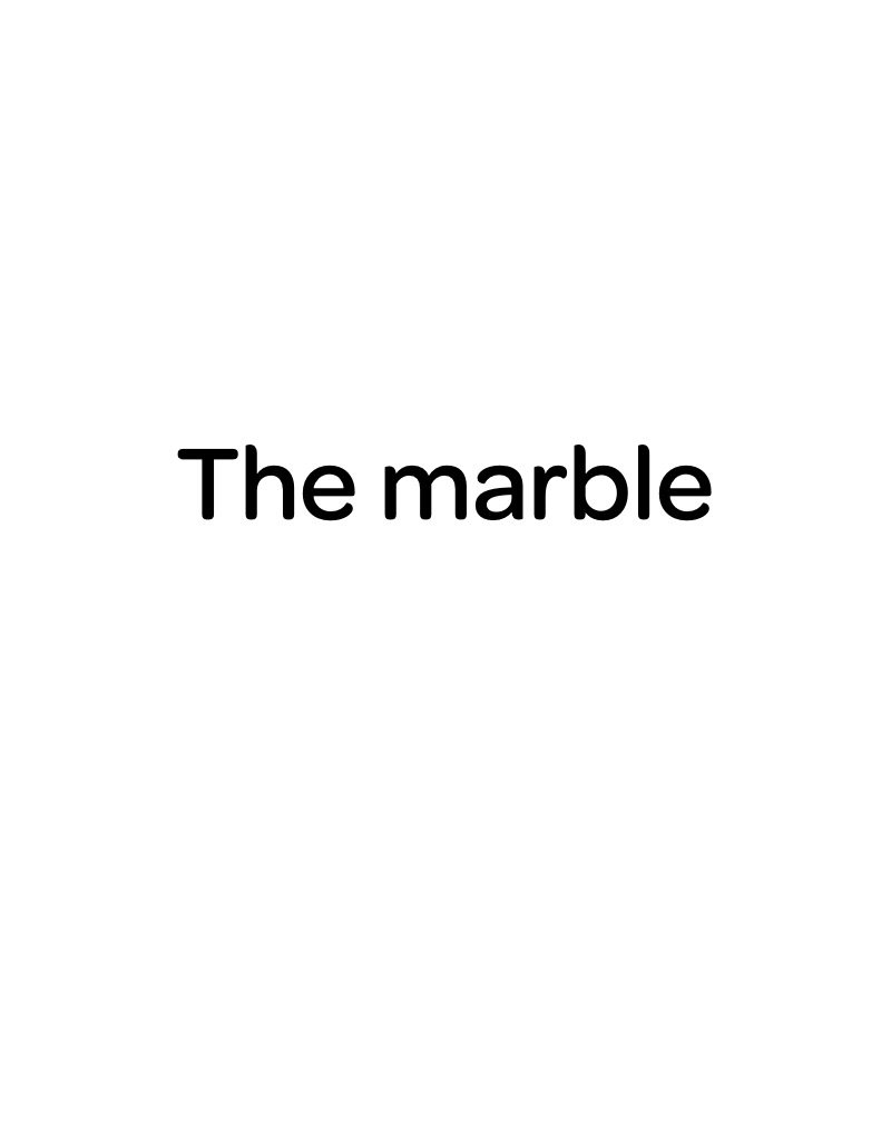 Run, Marble! — page 1