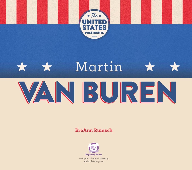 Martin Van Buren book cover