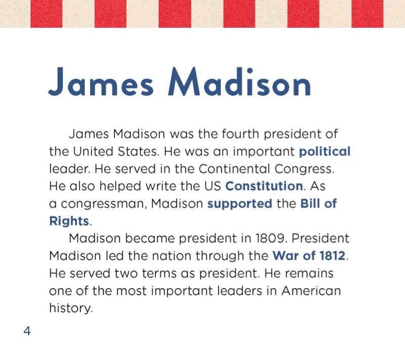 James Madison — page 1