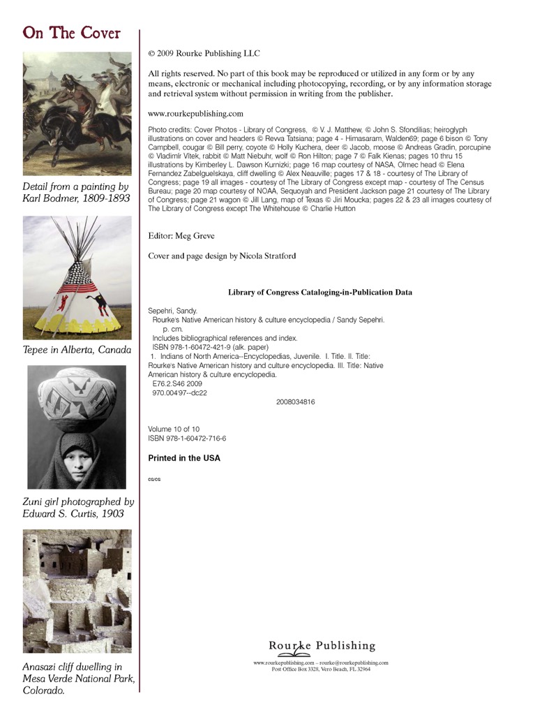 Native American Encyclopedia Cumulative Index & Projects — page 1