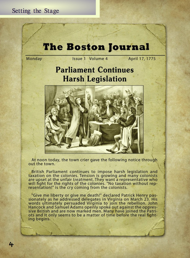 Riding With Paul Revere — page 1