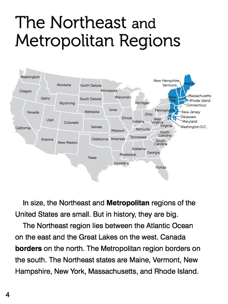Northeast and Metropolitan Regions — page 1