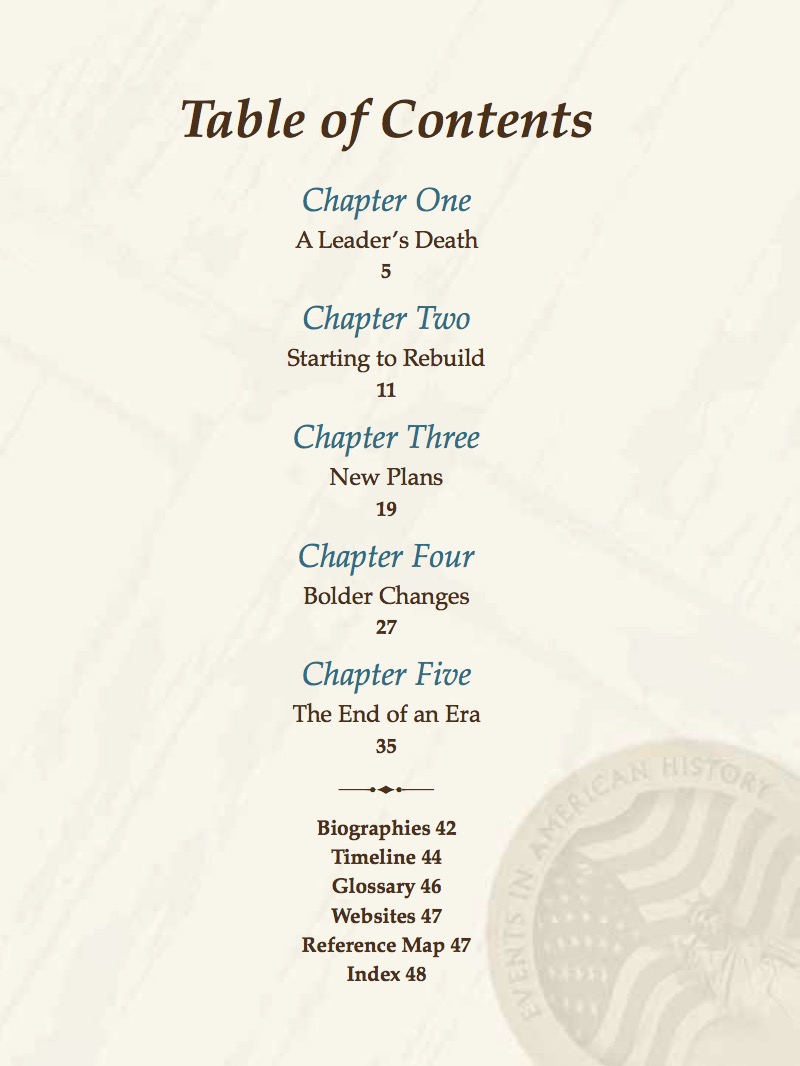 Reconstruction book cover