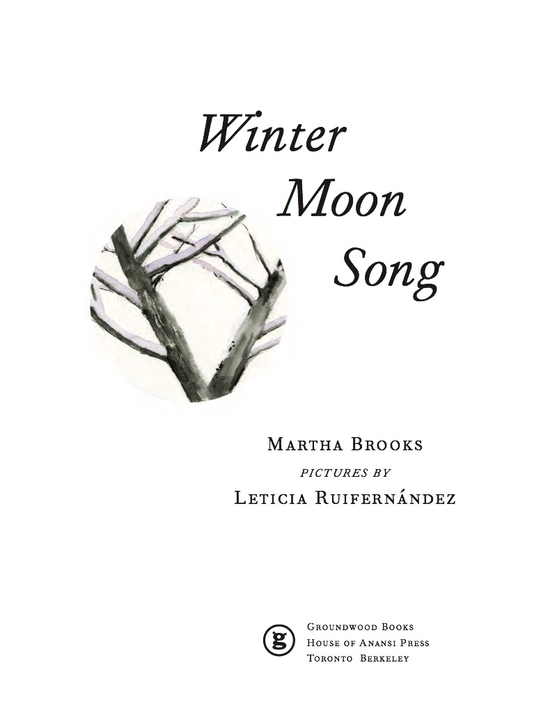 Winter Moon Song book cover