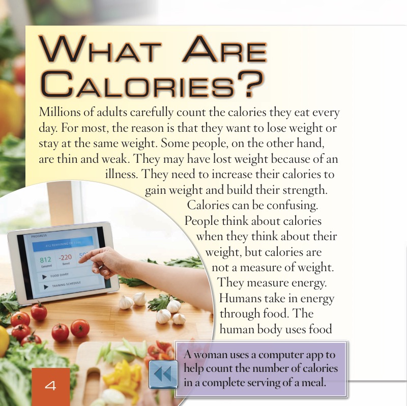 What Are Calories? — page 1