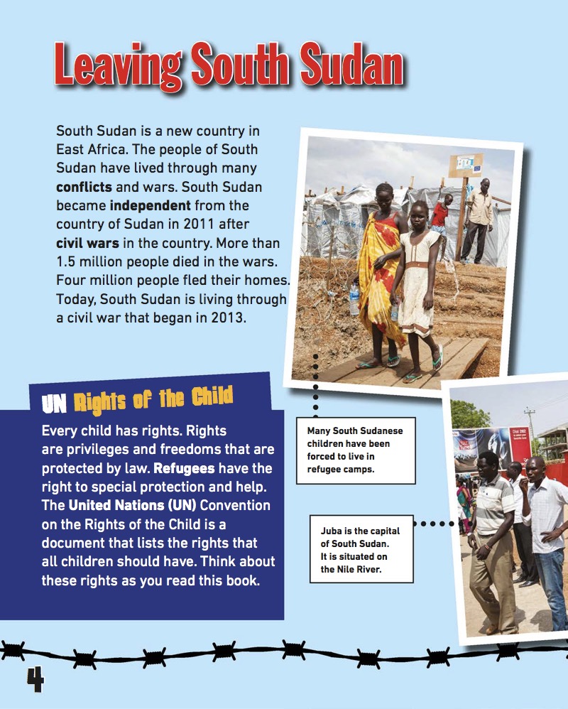 A Refugee's Journey From South Sudan — page 1
