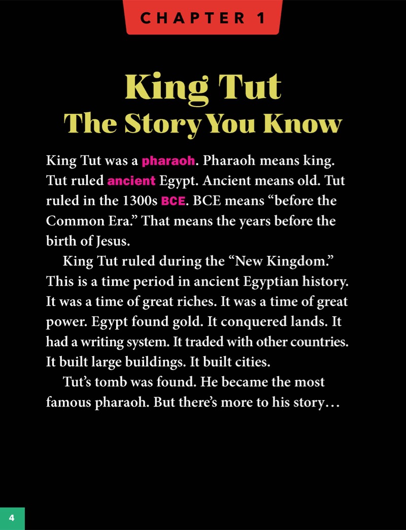 The Real King Tut — page 1
