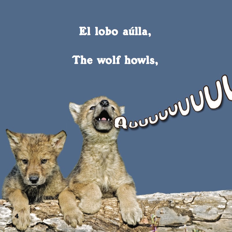 Aullar, rugir, mugir y ladrar (Howl, Growl, Mooo, Whooo) — page 1