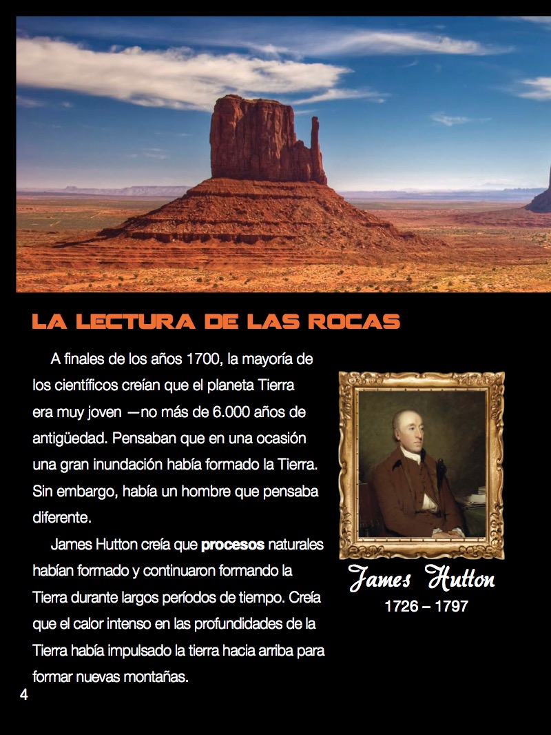 El ciclo de las rocas (Rock Cycle) — page 1