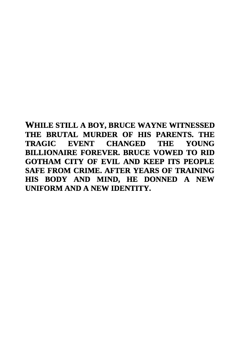 The Dark Knight: Batman and the Villainous Voyage — page 1