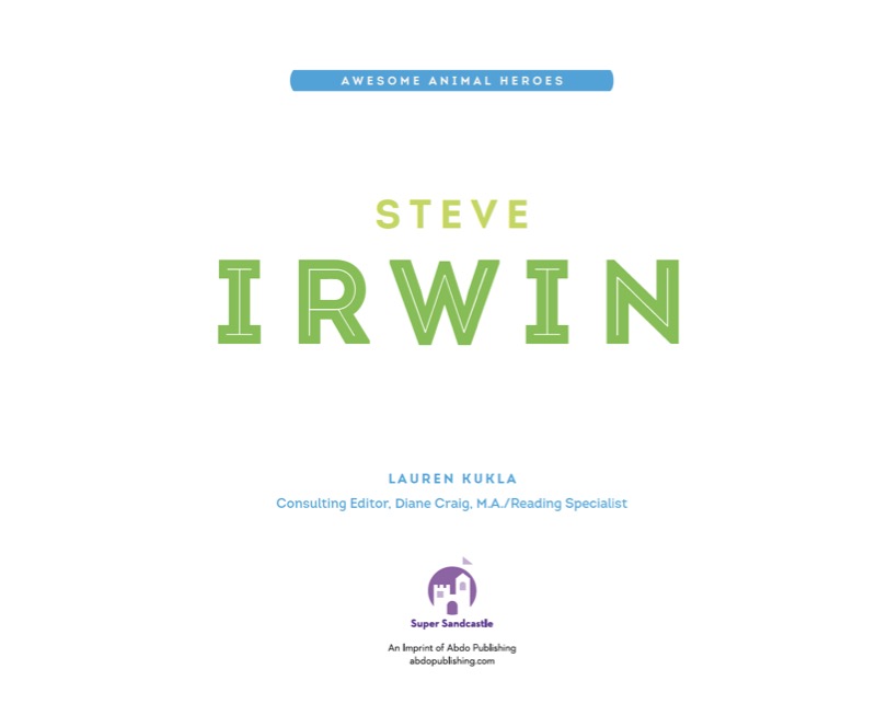 Steve Irwin book cover
