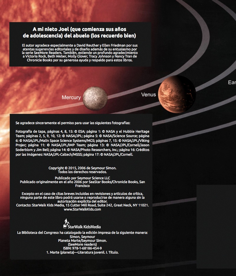 El Planeta Marte — page 1