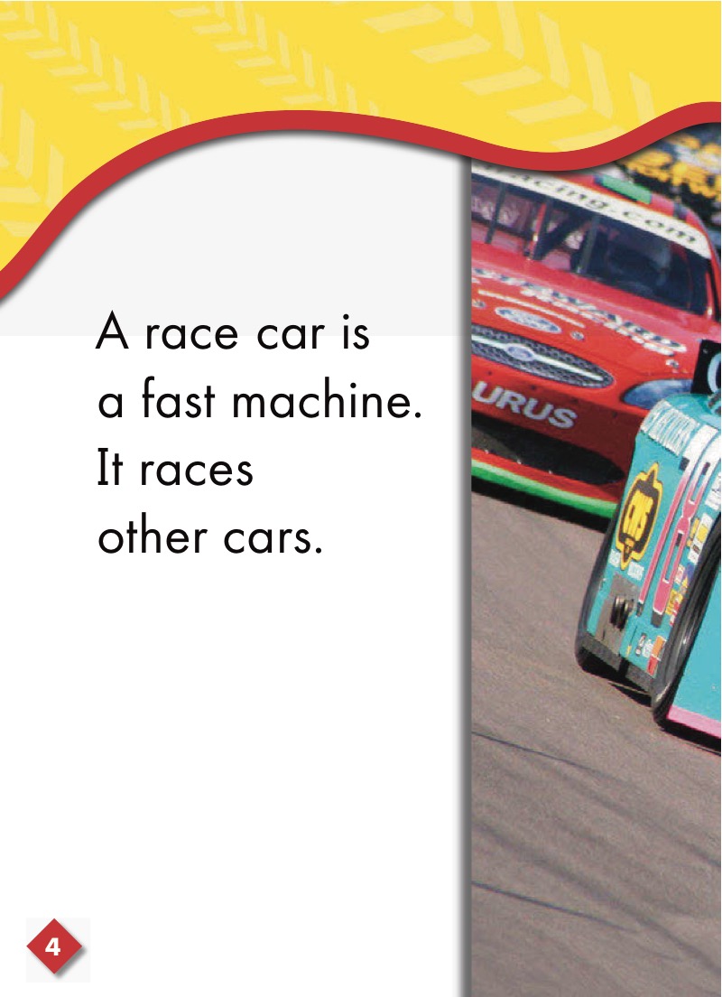 Race Cars: Mighty Machines — page 1