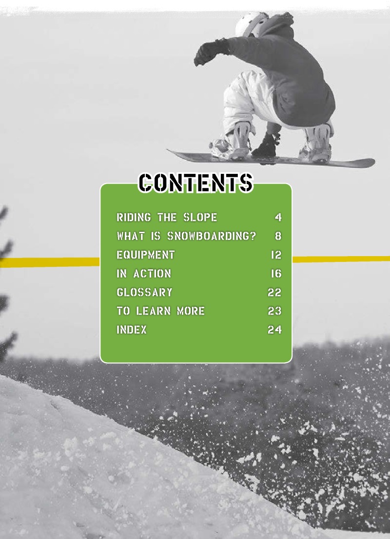 Snowboarding book cover