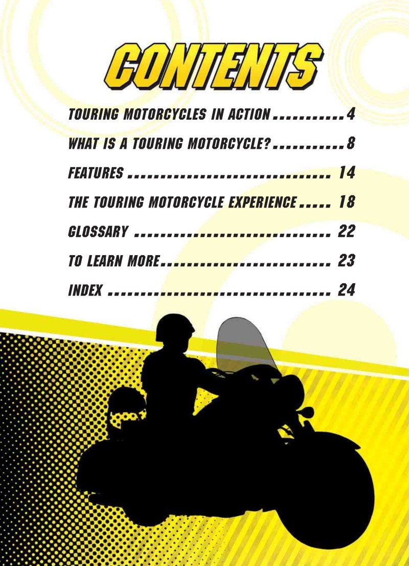 Touring Motorcycles book cover