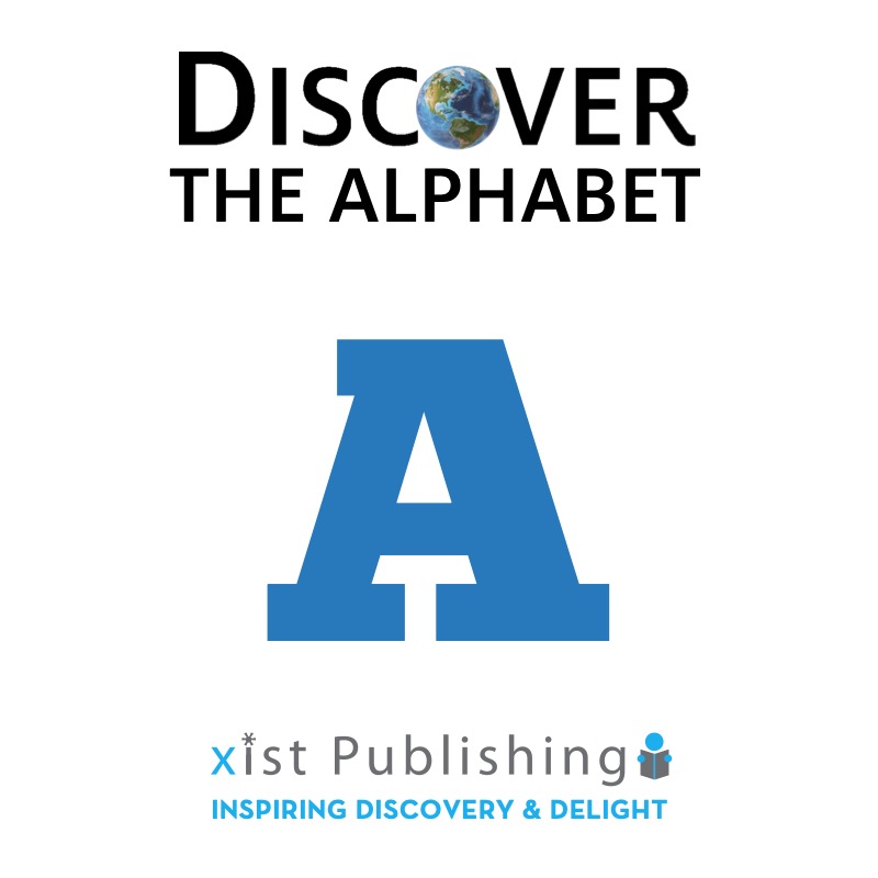 Discover The Alphabet: A book cover