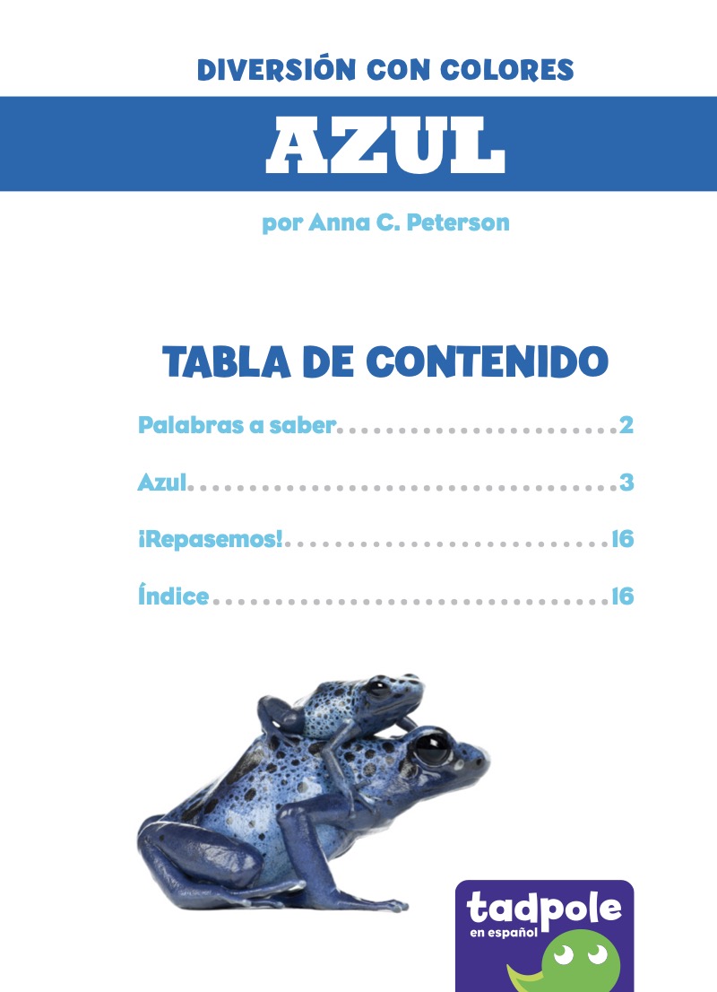 Diversión con colores: Azul book cover