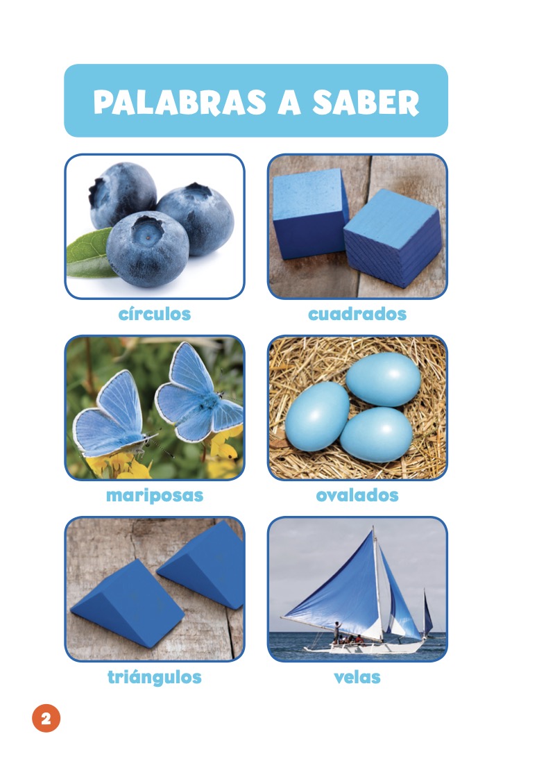 Diversión con colores: Azul — page 1